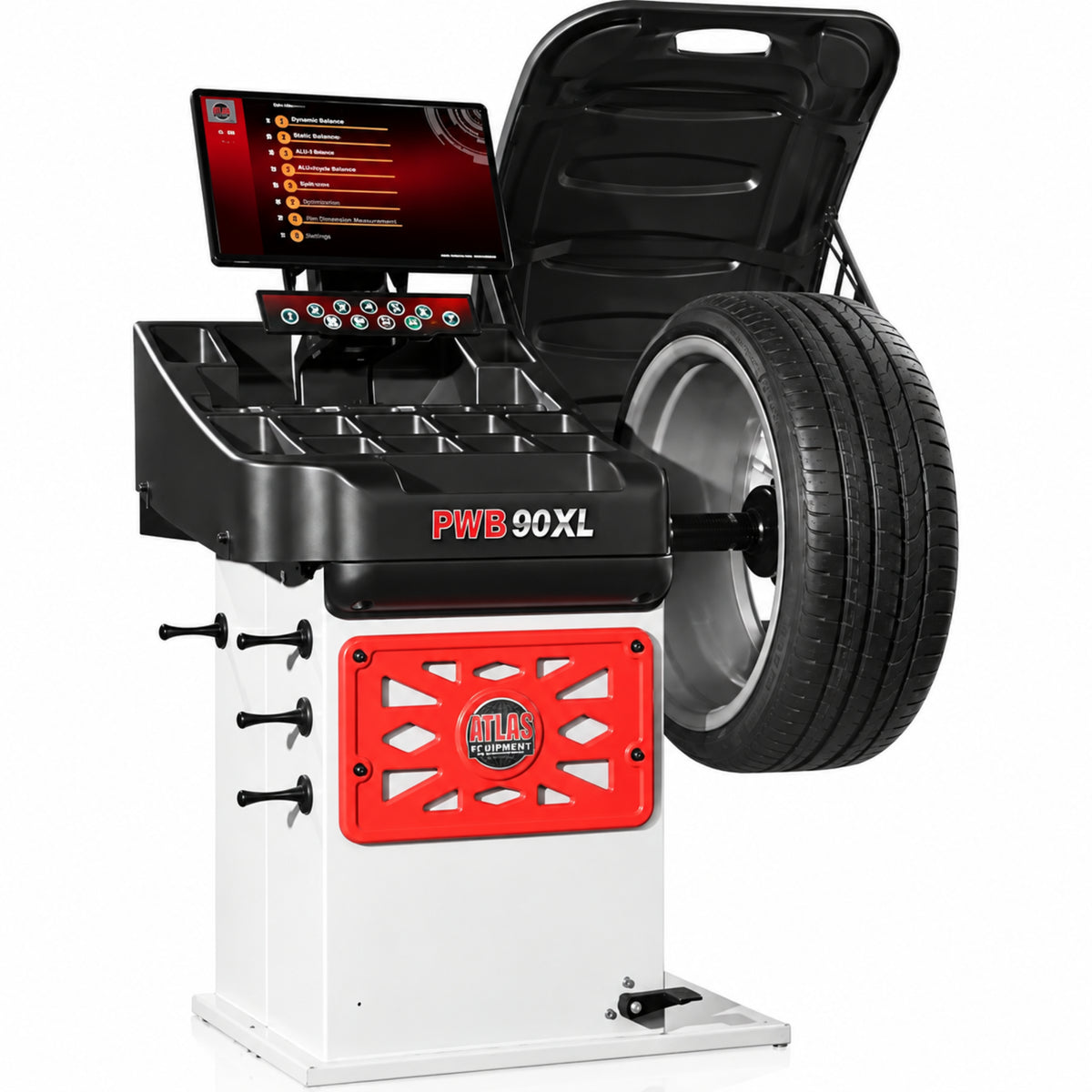 Atlas Platinum PWB90XL 3D Video Wheel Balancer w/ Laser Line