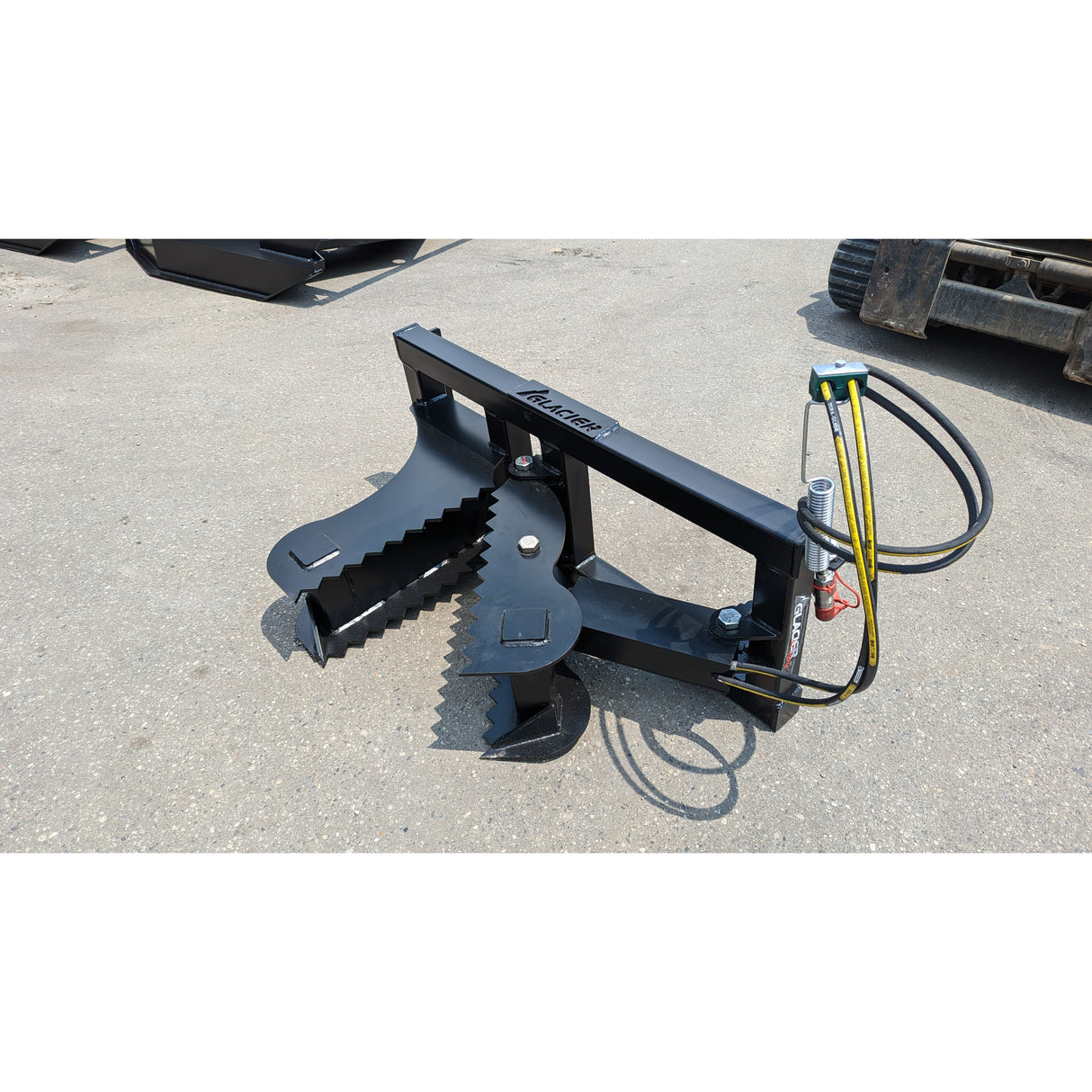 Glacier Attachments Tree/Post Puller for Skid Steers