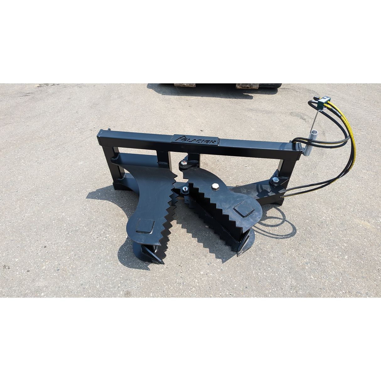 Glacier Attachments Tree/Post Puller for Skid Steers