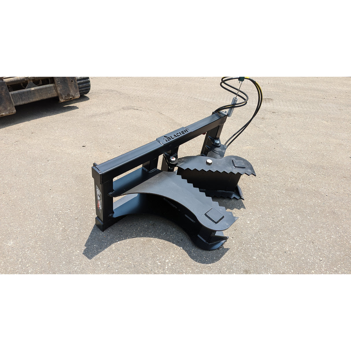 Glacier Attachments Tree/Post Puller for Skid Steers