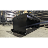 Glacier Attachments HD Snow Pusher (Box) for Skid Steers