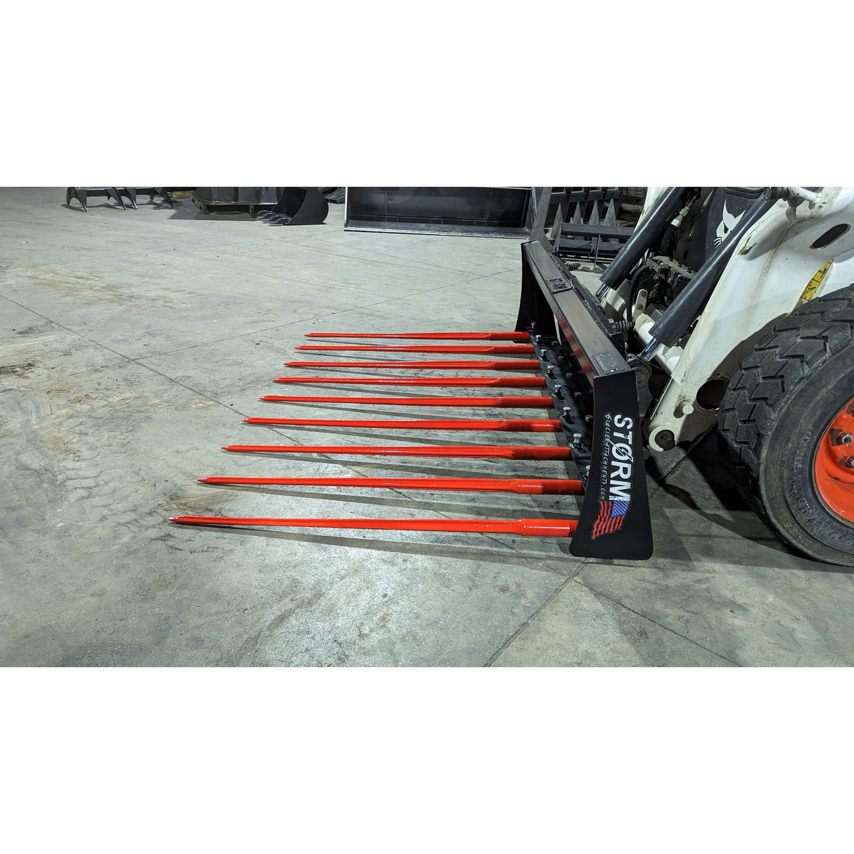 Glacier Attachments - Storm 68" Manure Fork Tine Bucket