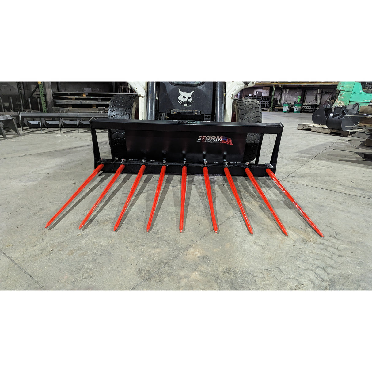 Glacier Attachments - Storm 68" Manure Fork Tine Bucket