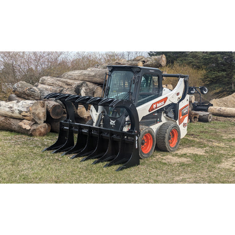 Glacier Attachments Extreme Rake/Brush Grapple for Skid Steers