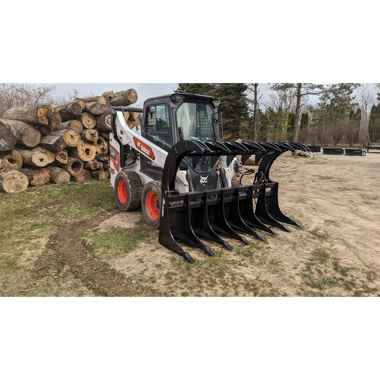 Glacier Attachments Extreme Rake/Brush Grapple for Skid Steers