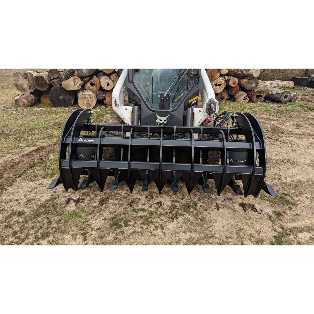 Glacier Attachments Extreme Rake/Brush Grapple for Skid Steers