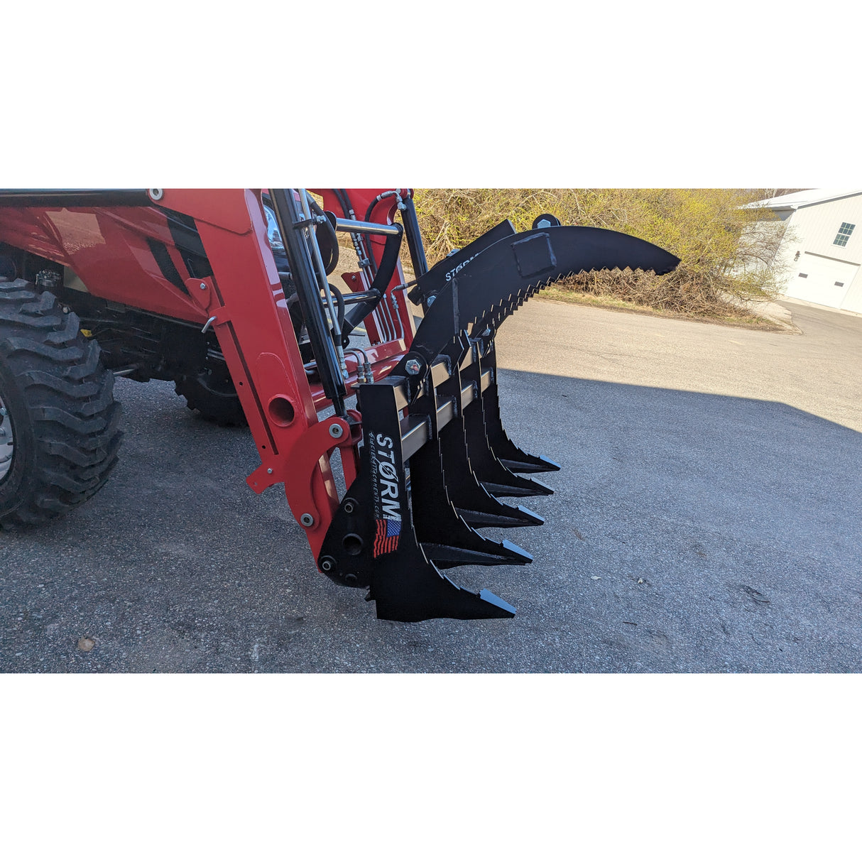 Glacier Attachments - Storm 48" Rake/Brush Grapple
