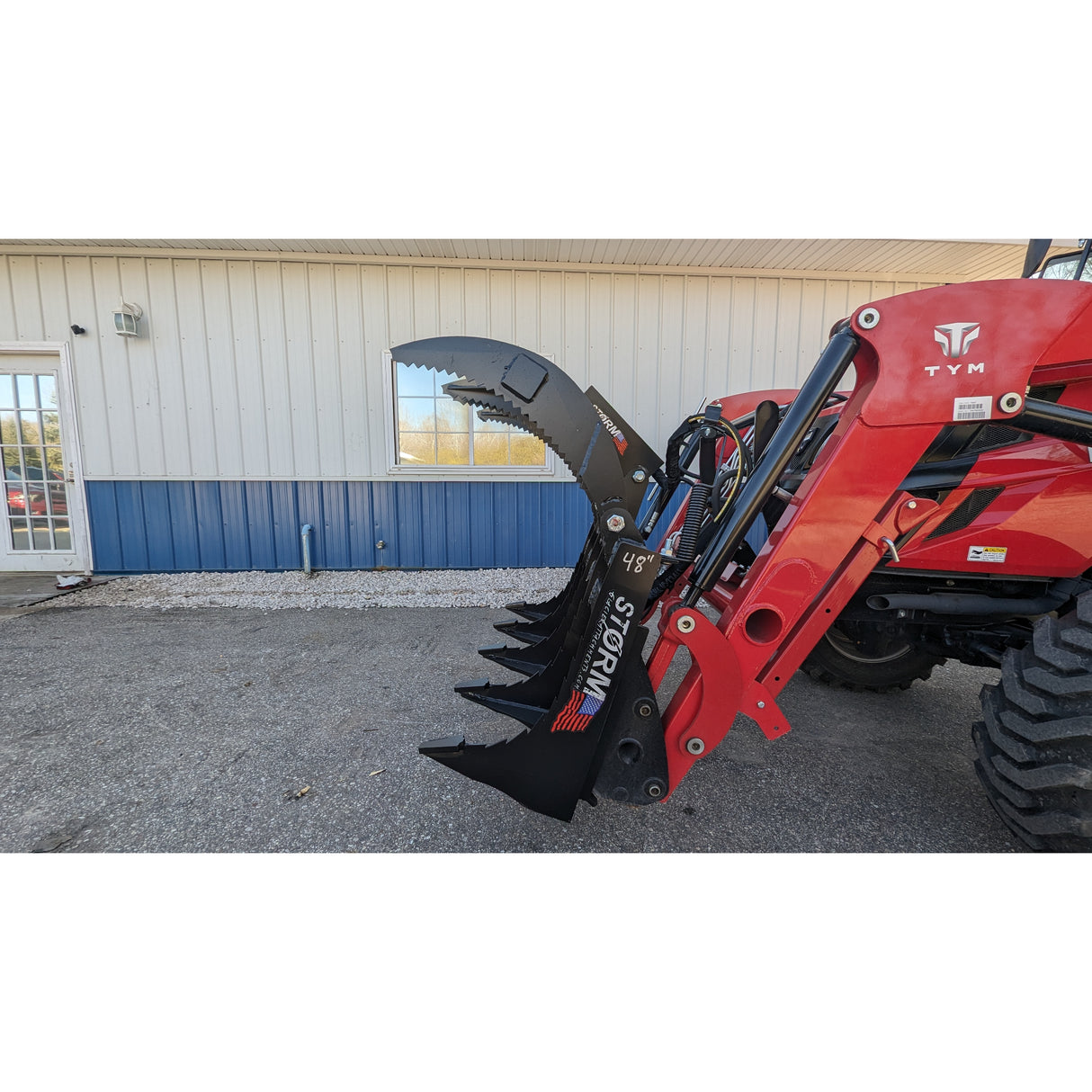 Glacier Attachments - Storm 48" Rake/Brush Grapple