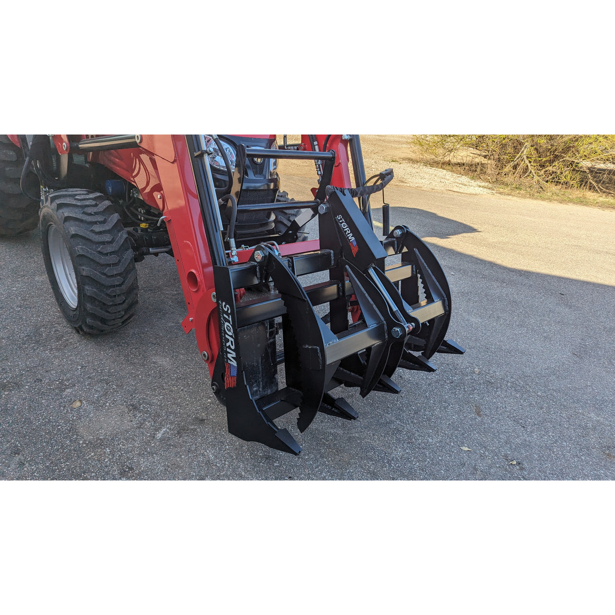 Glacier Attachments - Storm 48" Rake/Brush Grapple