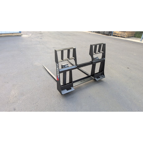 Glacier Attachments - Storm Hay Spear Pallet Forks (Adjustable Double Spear)