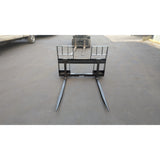 Glacier Attachments - Storm Hay Spear Pallet Forks (Adjustable Double Spear)