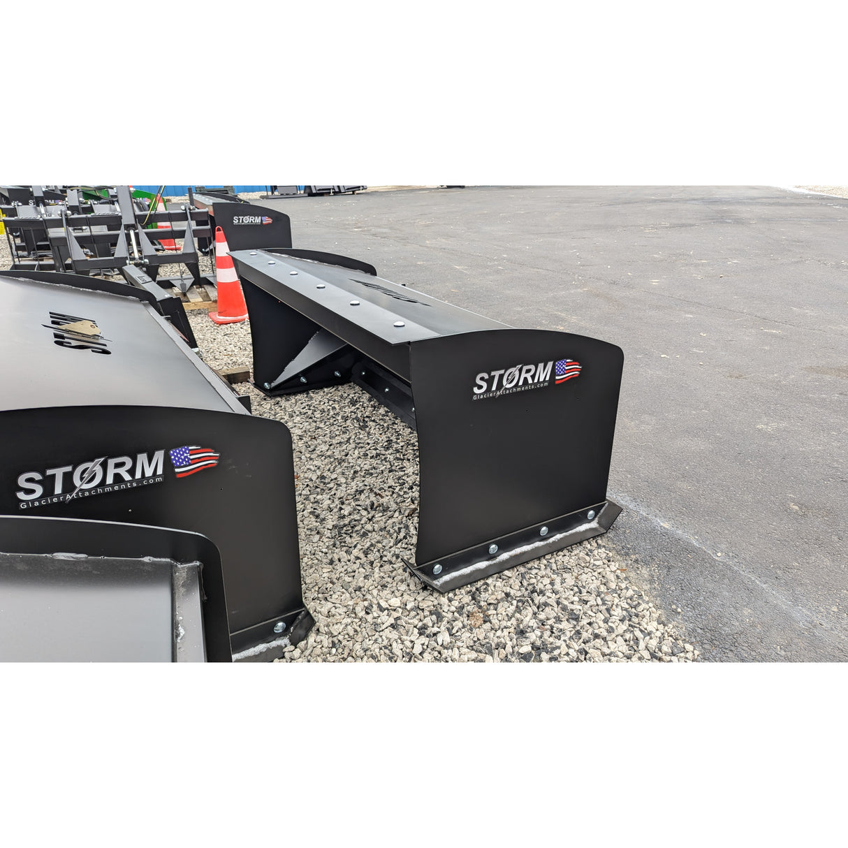 Glacier Attachments - Storm Snow Pusher (Steel Edge)