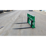 Glacier Attachments - Storm Hay Spear Pallet Forks (Adjustable Double Spear)