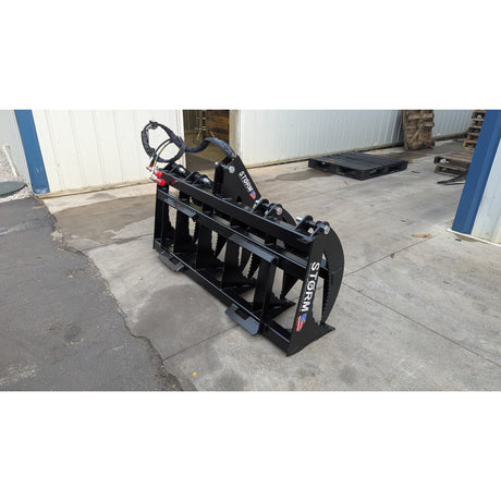 Glacier Attachments - Storm 60" Rake/Brush Grapple (1 Cylinder)