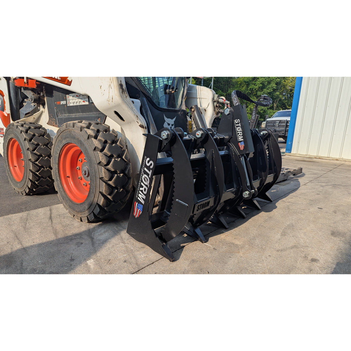 Glacier Attachments - Storm 60" Rake/Brush Grapple (1 Cylinder)