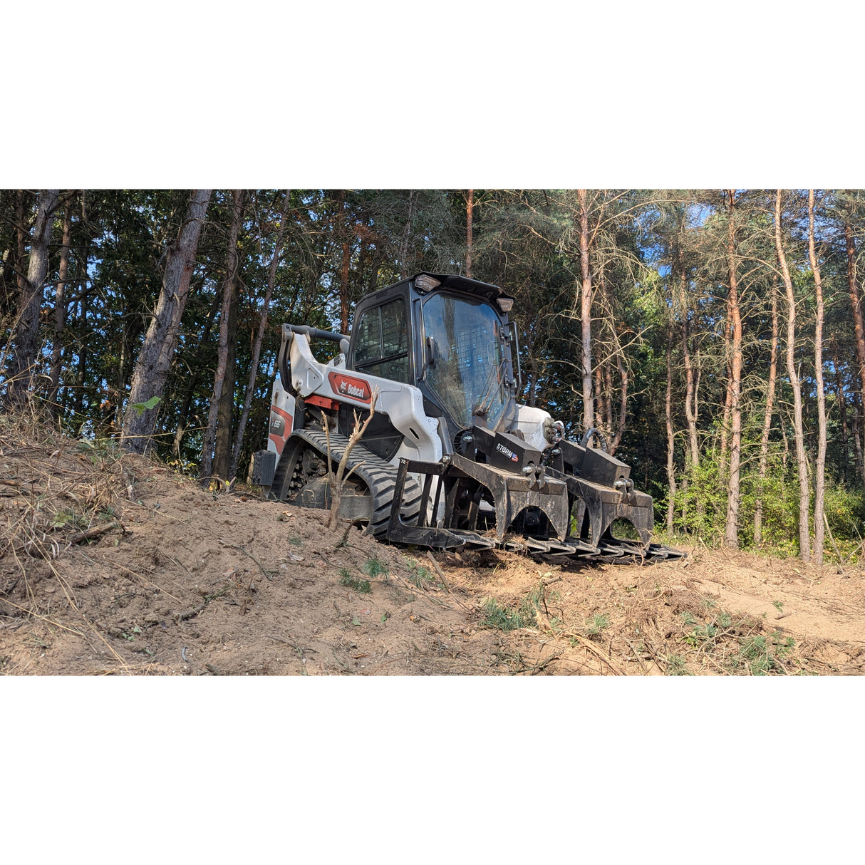 Glacier Attachments - Storm 72" HD Root/Brush Grapple (2 Cylinder)