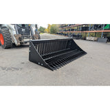 Glacier Attachments HD Rock Bucket for Skid Steers