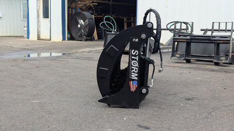 Glacier Attachments - Storm 72" HD Rake/Brush Grapple (2 Cylinder)