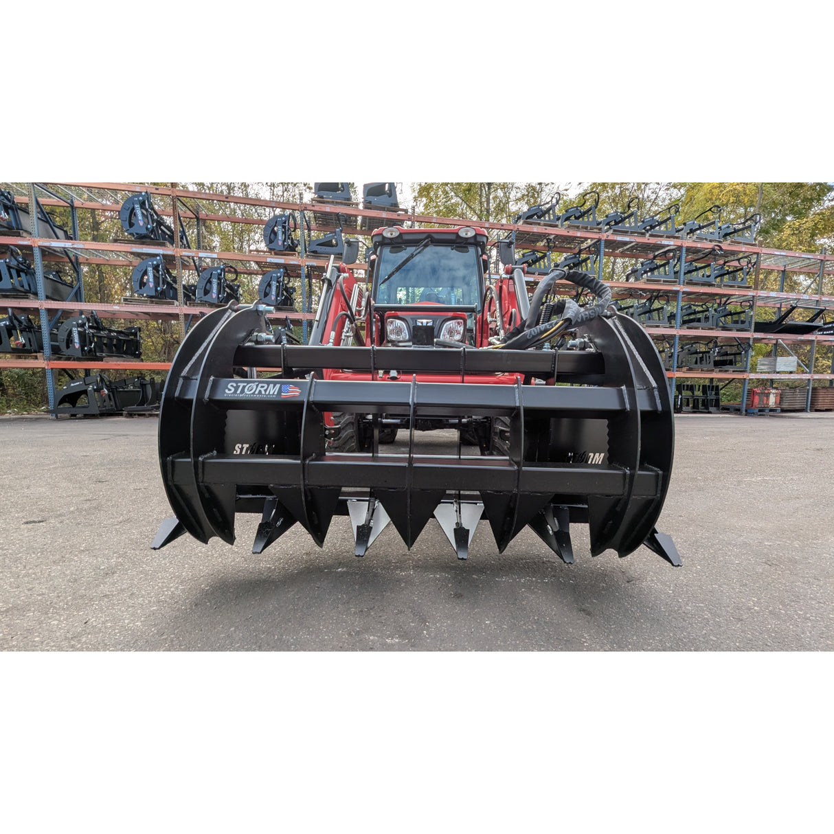 Glacier Attachments - Storm 60" Rake/Brush Grapple (2 Cylinder)