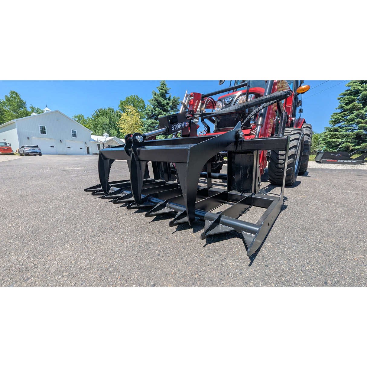 Glacier Attachments - Storm 48" Root/Brush Grapple, Wide Claw (1 Cylinder)