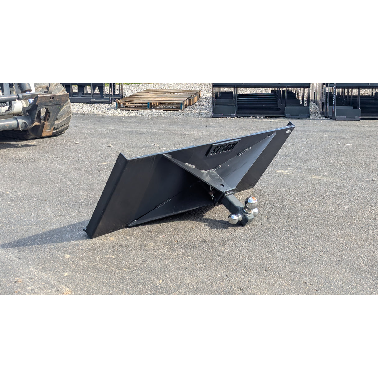 Glacier Attachments Trailer Spotter for Skid Steers