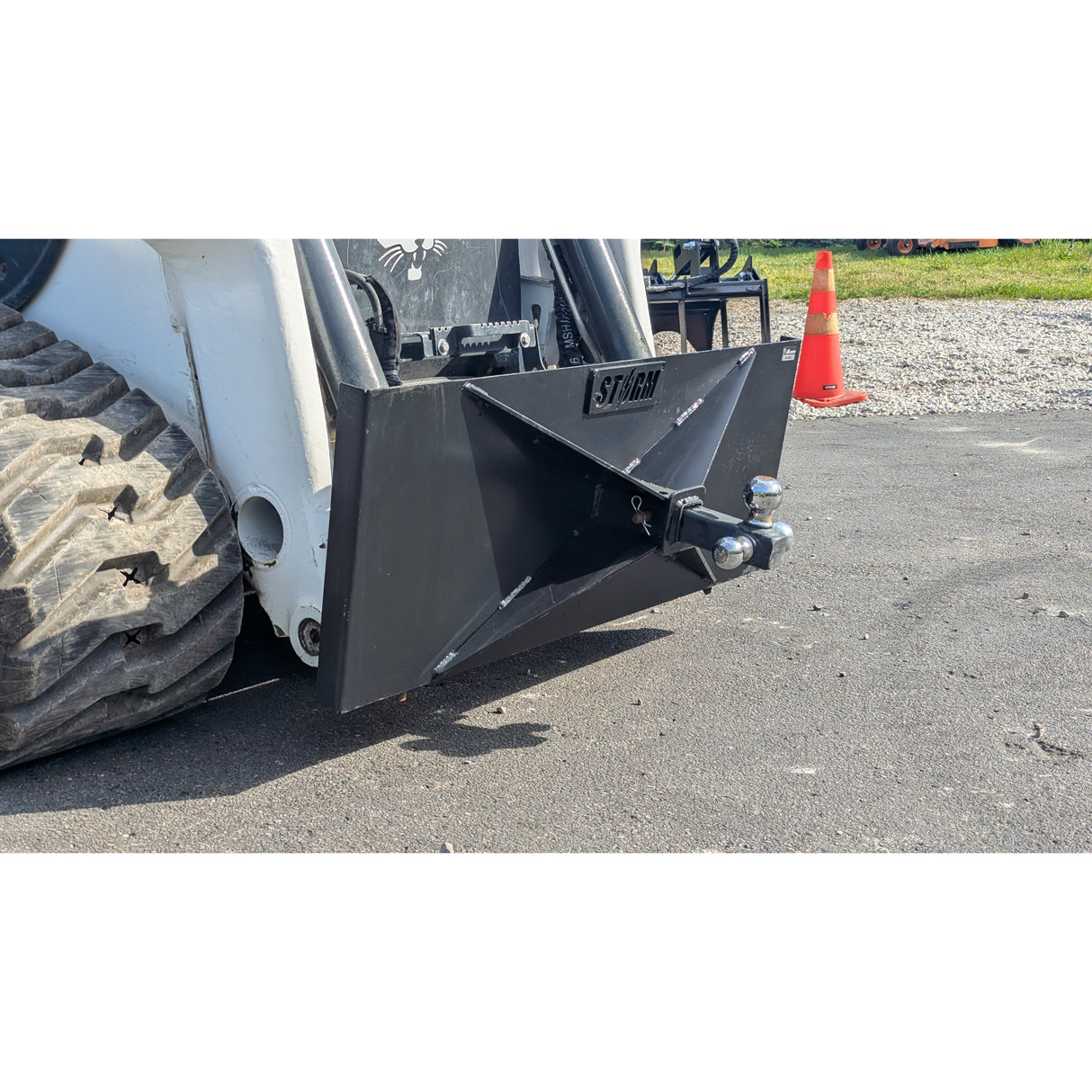 Glacier Attachments Trailer Spotter for Skid Steers