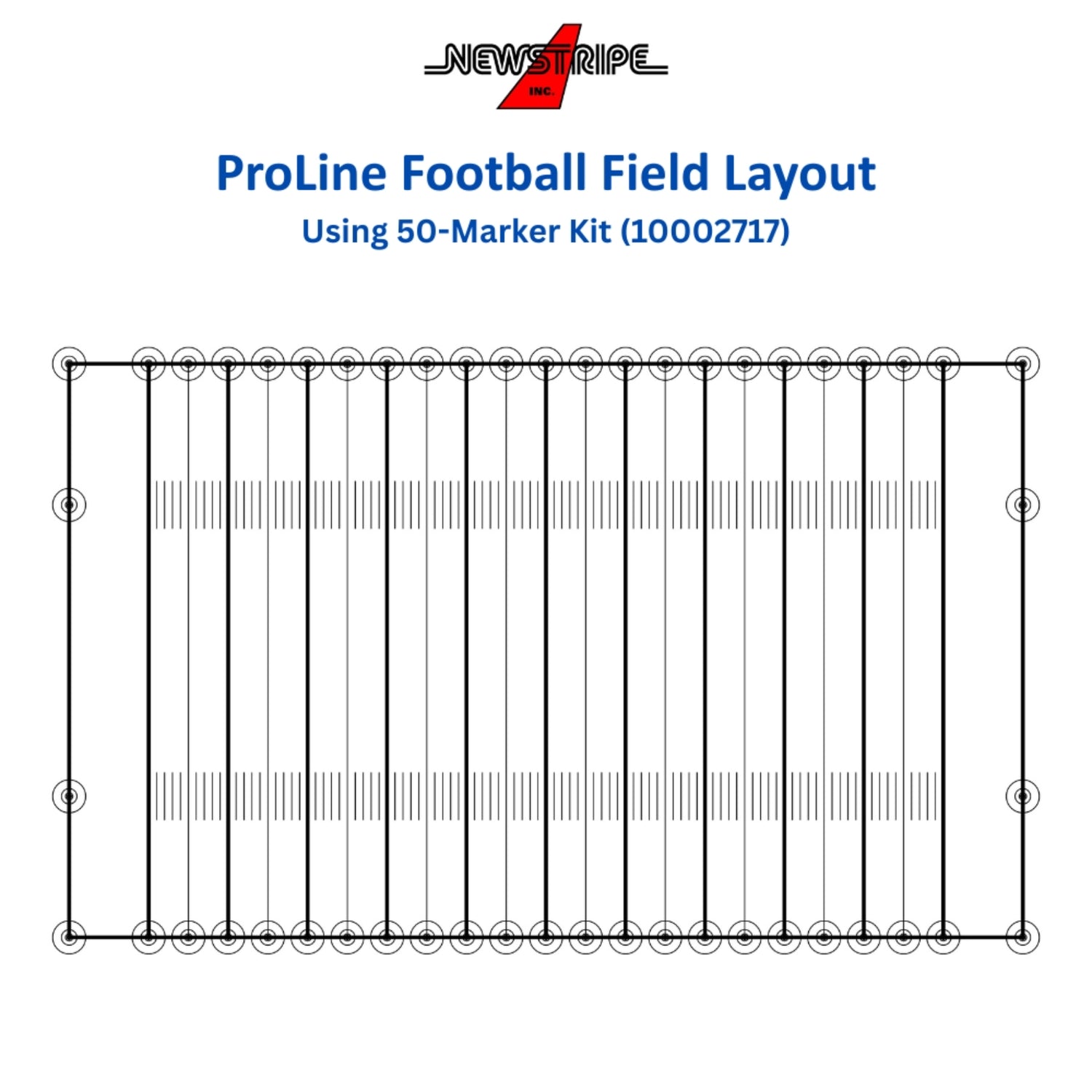 Proline Football Newstripe ProLine Field Layout System – Blue Collar Planet