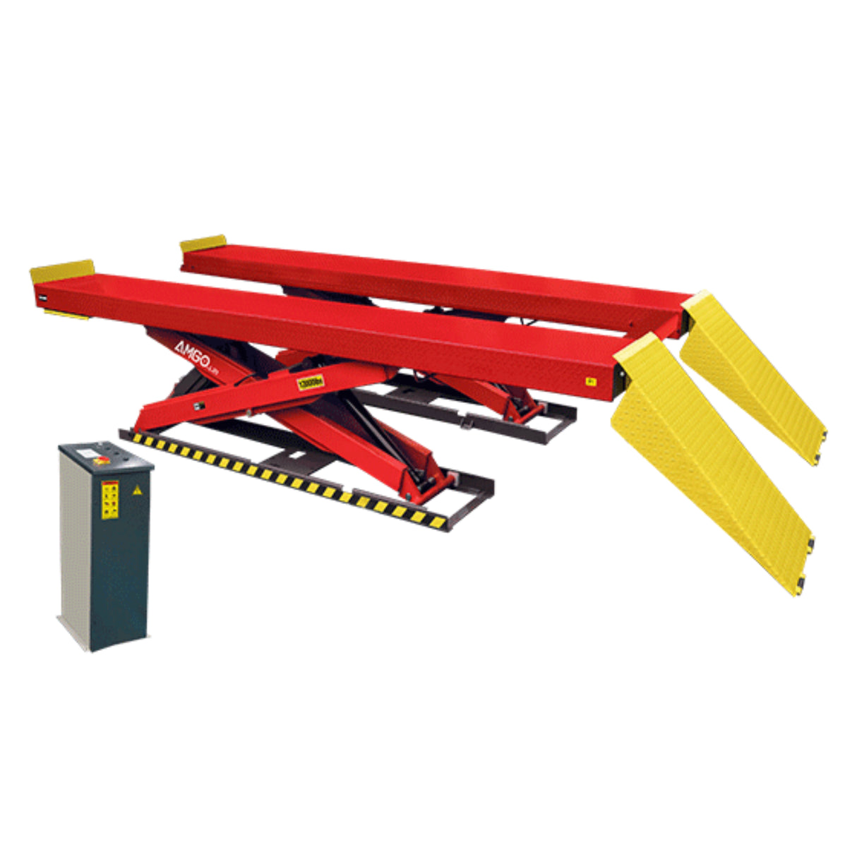 AMGO AX-12 Commercial Full-Rise Scissor Lift – 12,000 lb Capacity