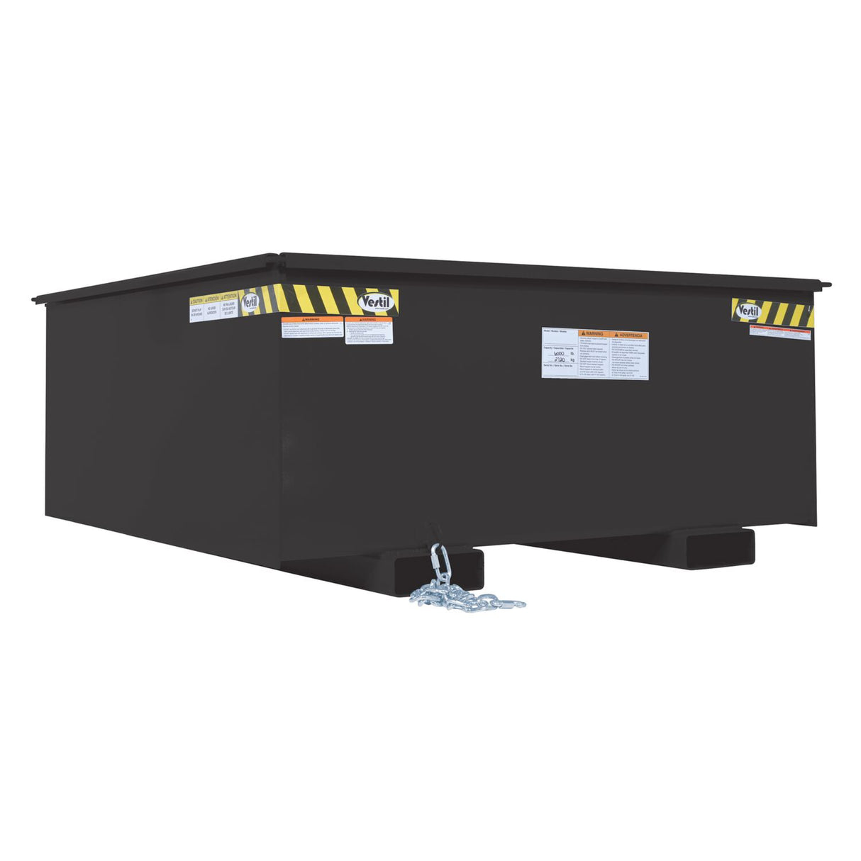Vestil R Series Rotator Box Hoppers | Forklift Rotator Bulk Transfer, Heavy-Duty Steel, 6,000 lb, 1.25 & 2.5 Cubic Yard, 8 Colors