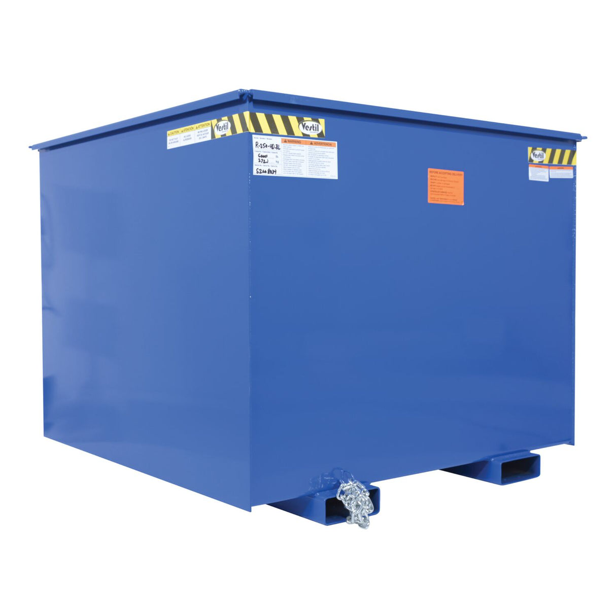 Vestil R Series Rotator Box Hoppers | Forklift Rotator Bulk Transfer, Heavy-Duty Steel, 6,000 lb, 1.25 & 2.5 Cubic Yard, 8 Colors