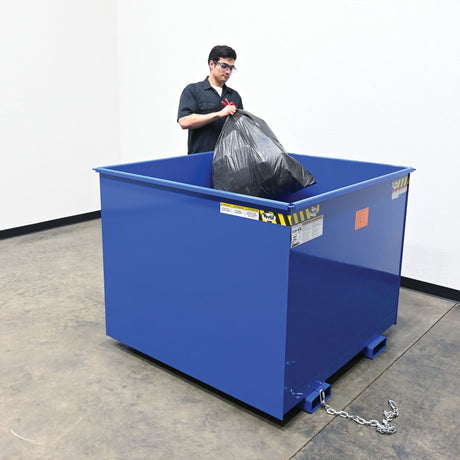 Vestil R Series Rotator Box Hoppers | Forklift Rotator Bulk Transfer, Heavy-Duty Steel, 6,000 lb, 1.25 & 2.5 Cubic Yard, 8 Colors