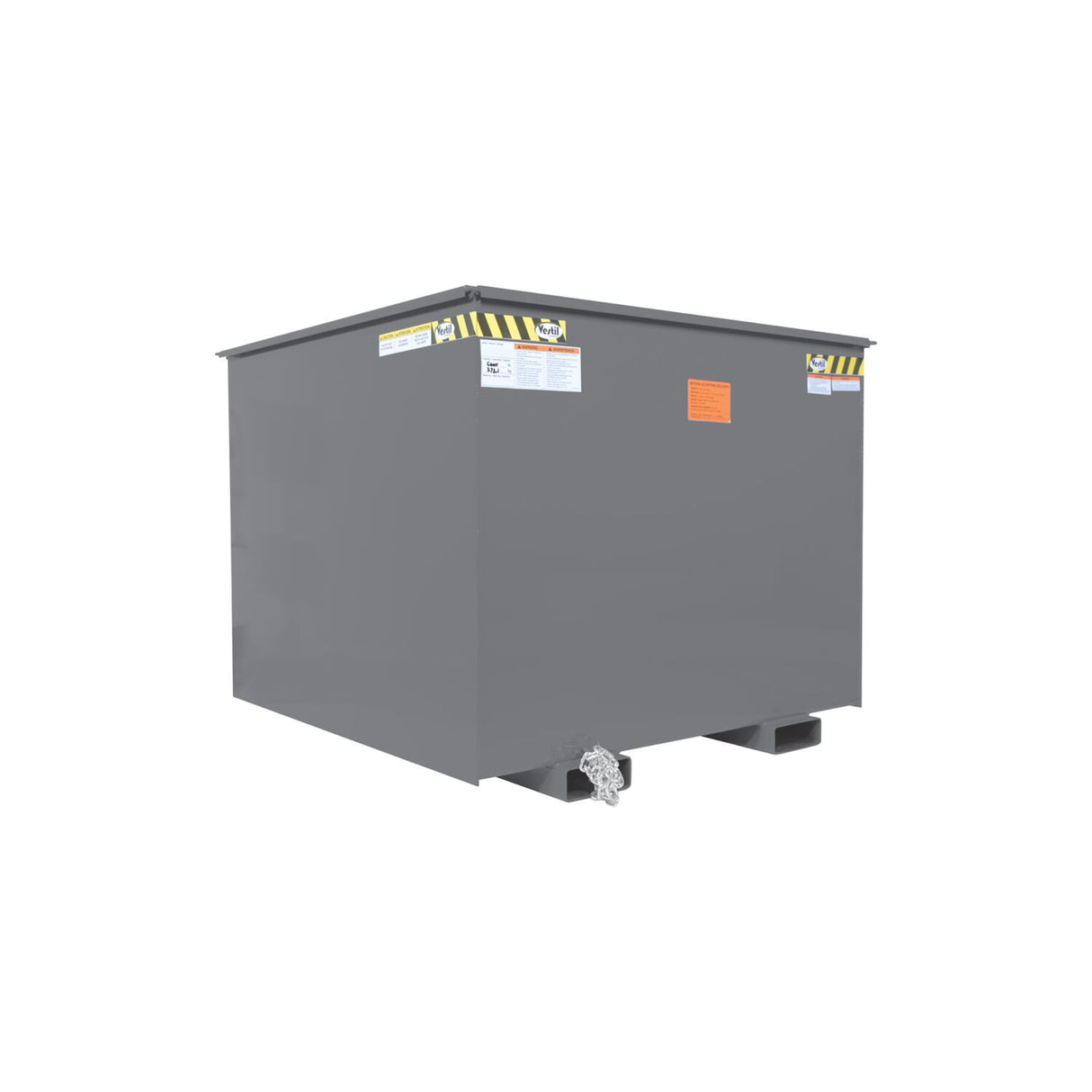 Vestil R Series Rotator Box Hoppers | Forklift Rotator Bulk Transfer, Heavy-Duty Steel, 6,000 lb, 1.25 & 2.5 Cubic Yard, 8 Colors