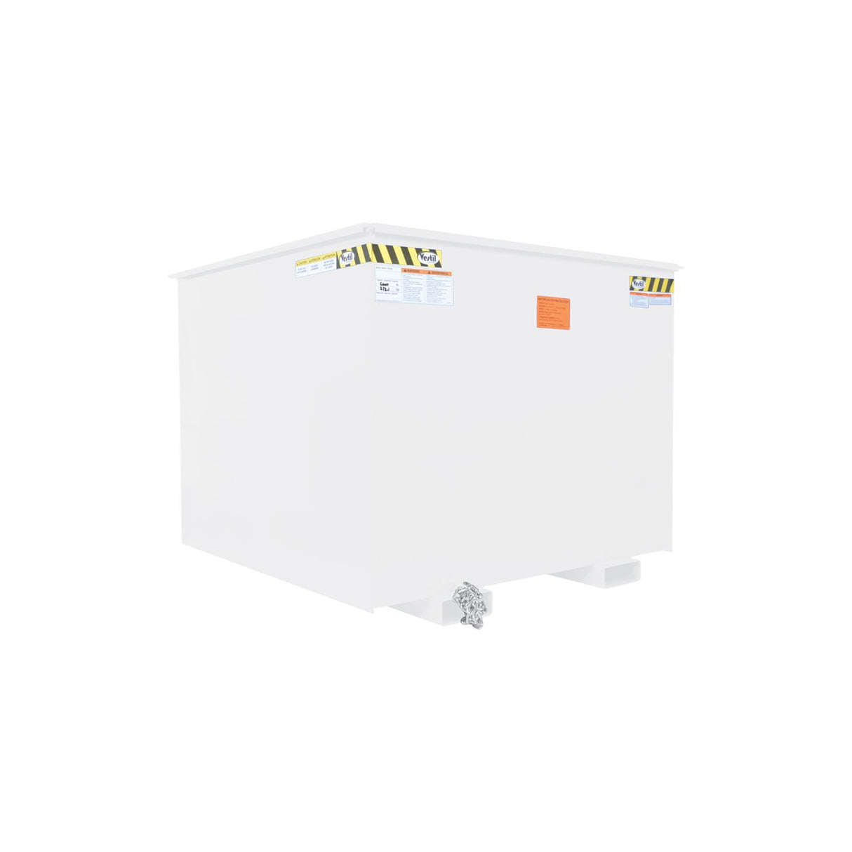 Vestil R Series Rotator Box Hoppers | Forklift Rotator Bulk Transfer, Heavy-Duty Steel, 6,000 lb, 1.25 & 2.5 Cubic Yard, 8 Colors