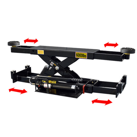 AMGO RJ-6H Manual Rolling Bridge Jack – 6,000 lb Capacity