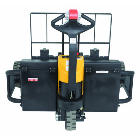 Vestil RT-EPT Electric Powered Rough Terrain Pallet Truck — Indoor + Outdoor Capable with AC Drive Motor and Large Rubber Tires