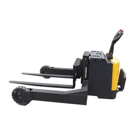 Vestil RT-EPT-2.5-60-TLT Rough Terrain Tilting Electric Pallet Truck — Indoor + Outdoor Drive, Lift, AND Tilt with Ride-On Platform