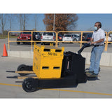 Vestil RT-EPT-2.5-60-TLT Rough Terrain Tilting Electric Pallet Truck — Indoor + Outdoor Drive, Lift, AND Tilt with Ride-On Platform