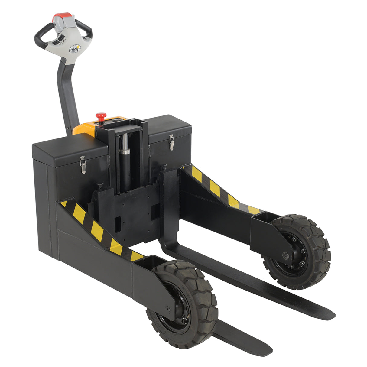 Vestil RT-EPT Electric Powered Rough Terrain Pallet Truck — Indoor + Outdoor Capable with AC Drive Motor and Large Rubber Tires