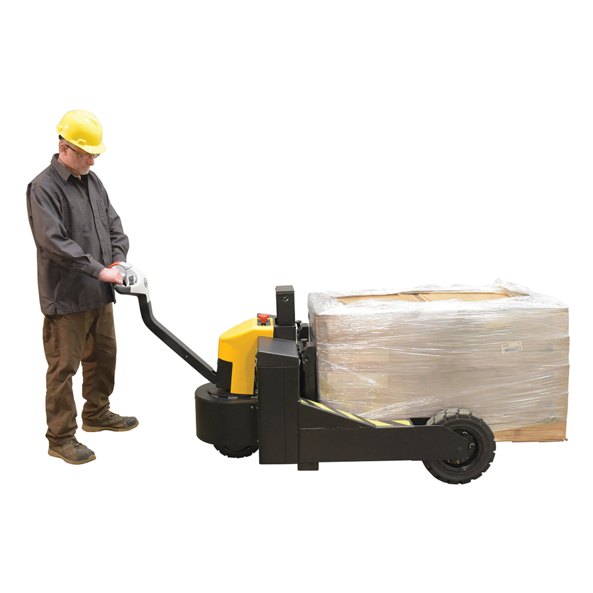 Vestil RT-EPT Electric Powered Rough Terrain Pallet Truck — Indoor + Outdoor Capable with AC Drive Motor and Large Rubber Tires