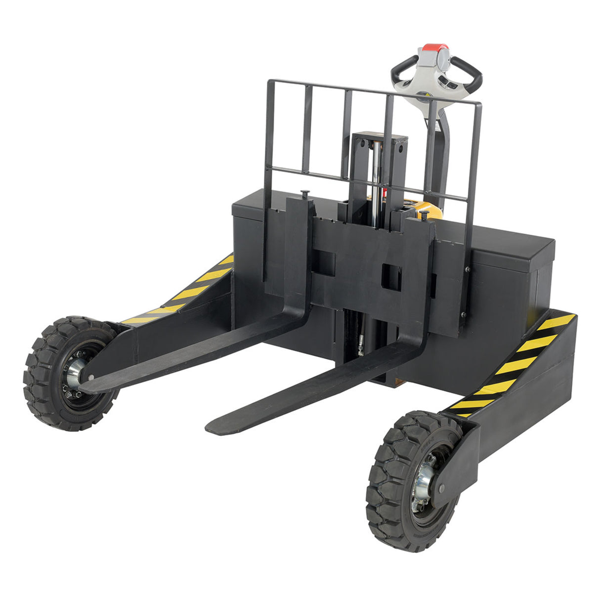 Vestil RT-EPT Electric Powered Rough Terrain Pallet Truck — Indoor + Outdoor Capable with AC Drive Motor and Large Rubber Tires