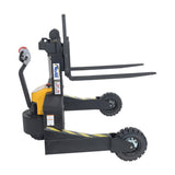 Vestil RT-S Powered Rough Terrain Stacker | 3,000 lb Capacity, 35" or 62" Lift, Rubber Tires for Uneven Surfaces, Adjustable Forks