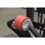 Vestil RT-S Powered Rough Terrain Stacker | 3,000 lb Capacity, 35" or 62" Lift, Rubber Tires for Uneven Surfaces, Adjustable Forks