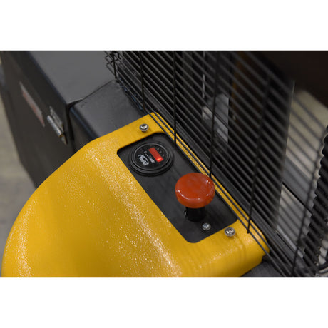 Vestil RT-S Powered Rough Terrain Stacker | 3,000 lb Capacity, 35" or 62" Lift, Rubber Tires for Uneven Surfaces, Adjustable Forks