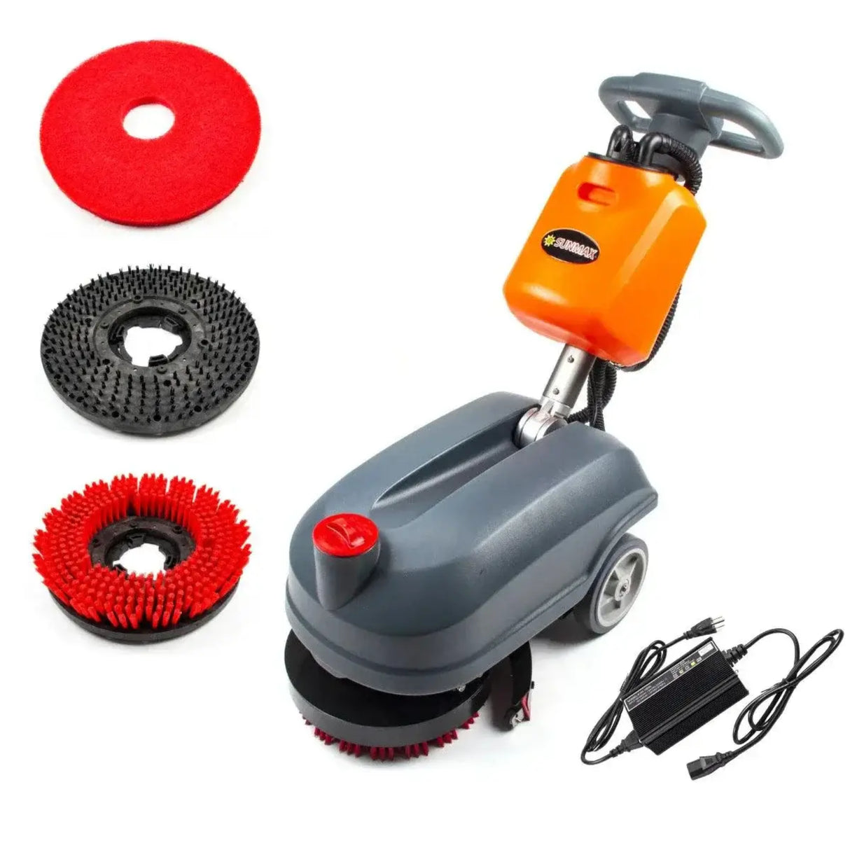 Sunmax RT15 14" Battery Powered Commercial Walk-Behind Floor Scrubber