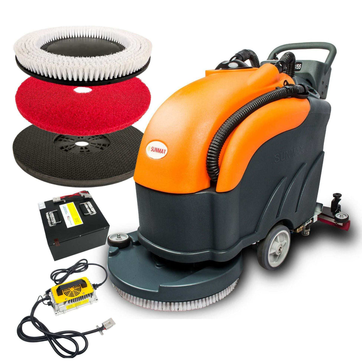 Sunmax RT50+ 22" Battery-Powered Floor Scrubber
