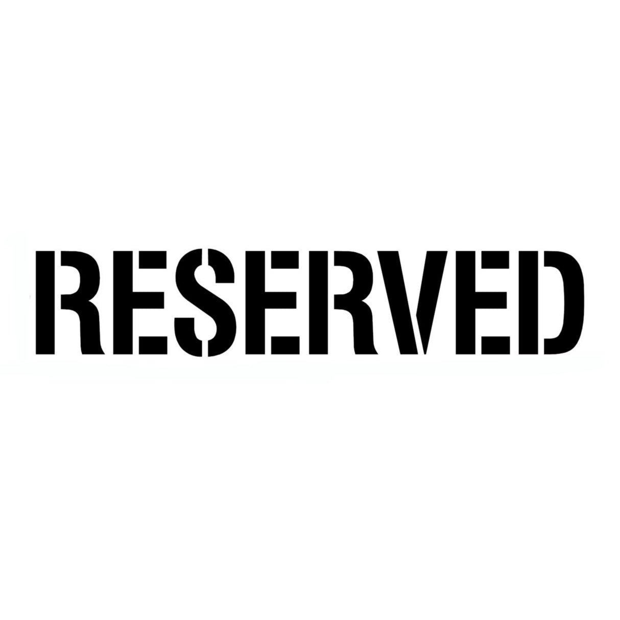 Newstripe RESERVED Stencil
