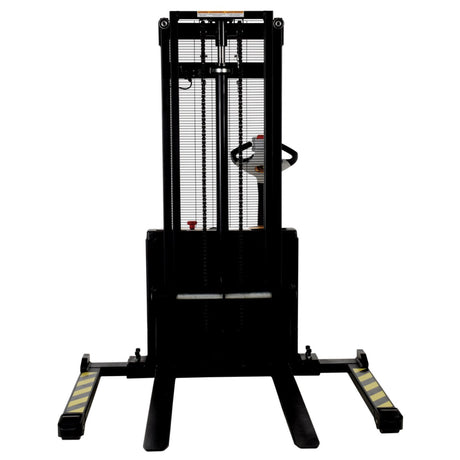 Vestil S-DM Double Mast Stacker with Powered Drive & Lift | 2,200 lb Capacity, 101"–150" Lift, Fully Powered 24V, Adjustable or Fixed Forks