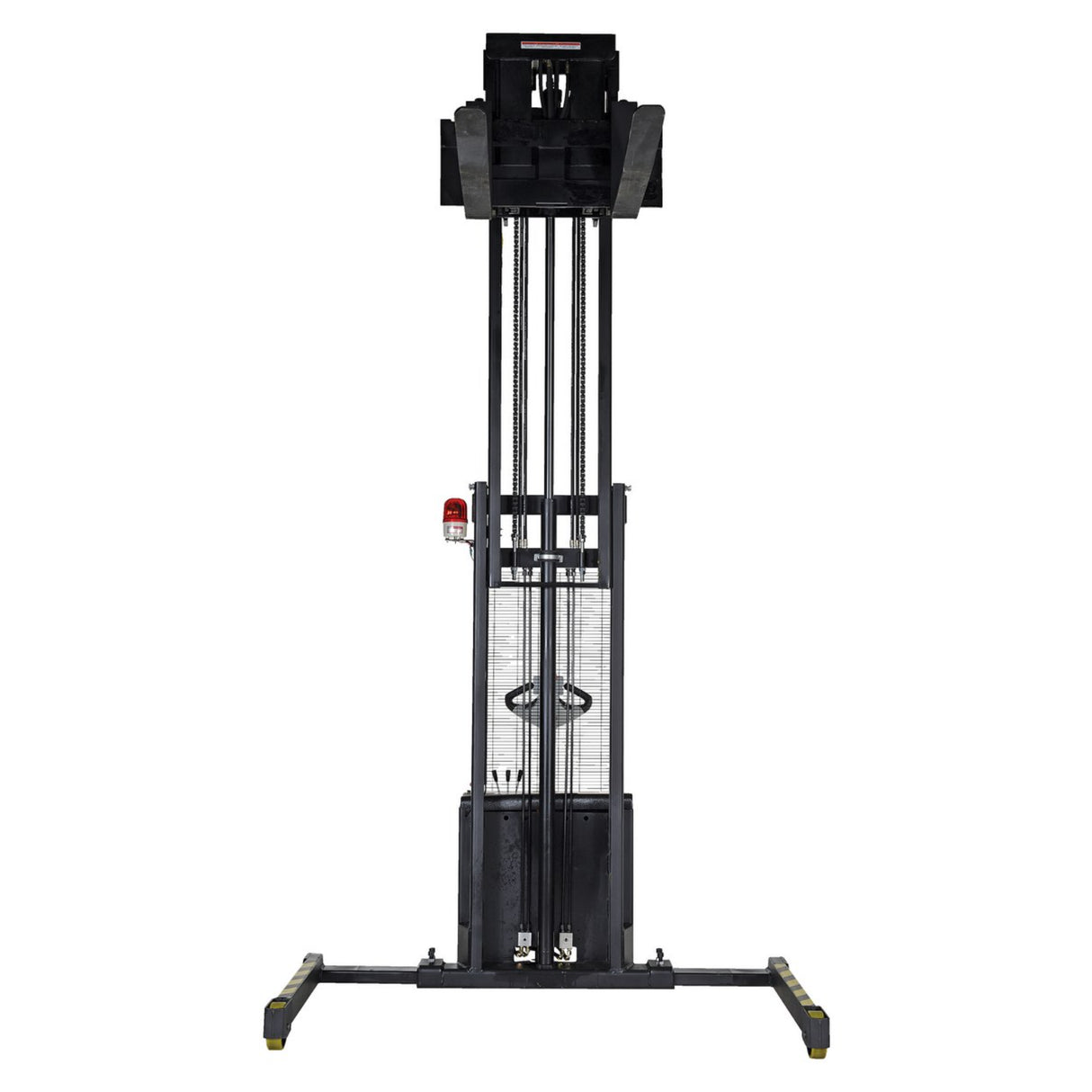 Vestil S-118-AA-FR Powered Stacker with Power Drive, Lift & Fork Reach | 1,500 lb Capacity, 118" Lift, 25" Powered Fork Extension