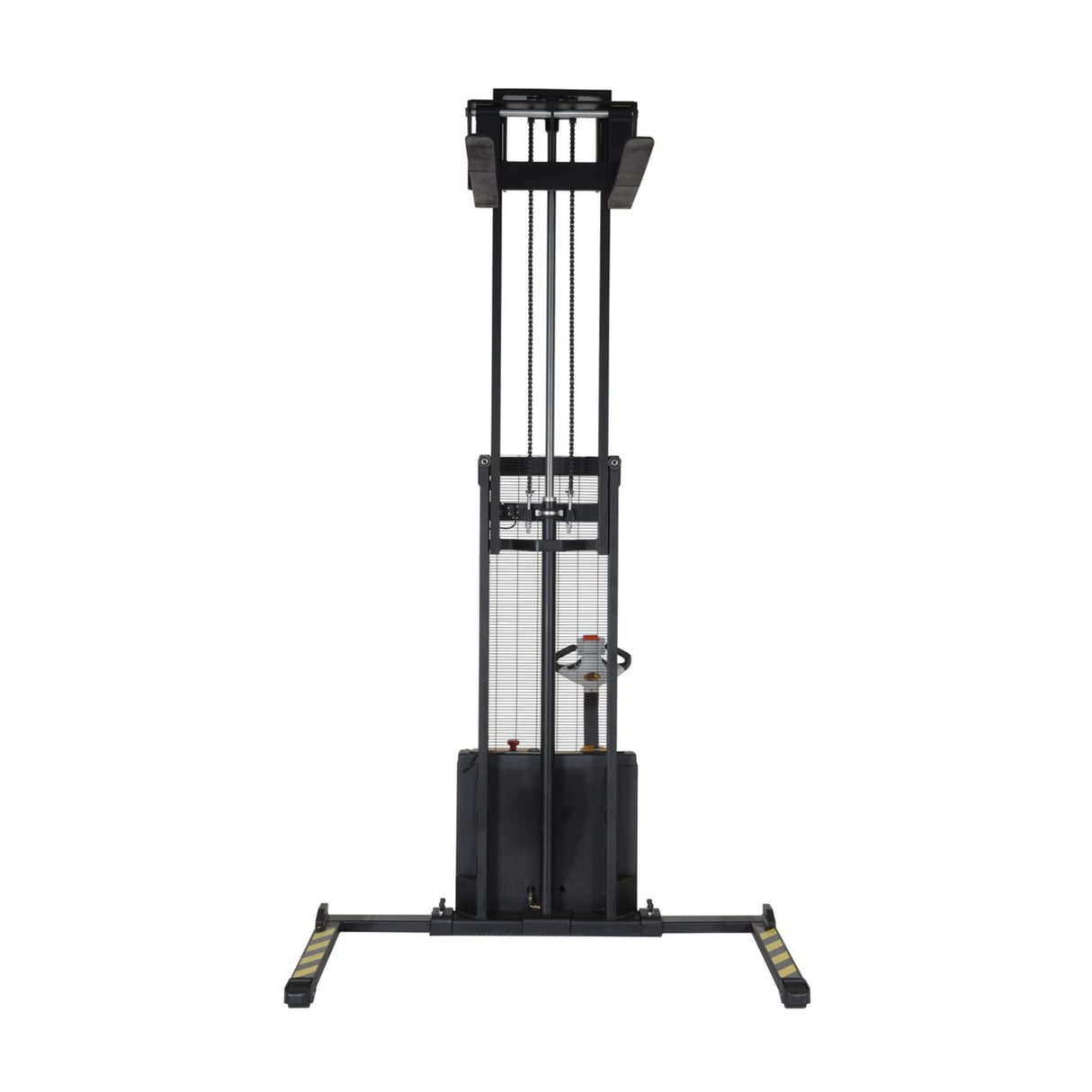 Vestil S-DM Double Mast Stacker with Powered Drive & Lift | 2,200 lb Capacity, 101"–150" Lift, Fully Powered 24V, Adjustable or Fixed Forks