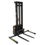 Vestil S-DM Double Mast Stacker with Powered Drive & Lift | 2,200 lb Capacity, 101"–150" Lift, Fully Powered 24V, Adjustable or Fixed Forks
